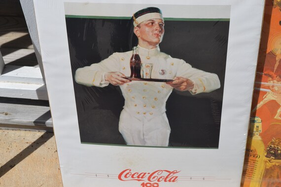 Coca-Cola 100周年記念ポスター コカ・コーラ」ボトル生誕100周年記念、オリジナルポスターを
