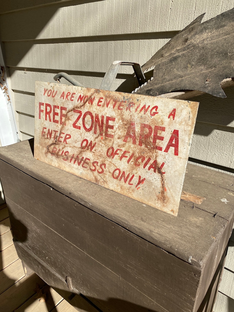 Vintage Military Base Sign - Etsy