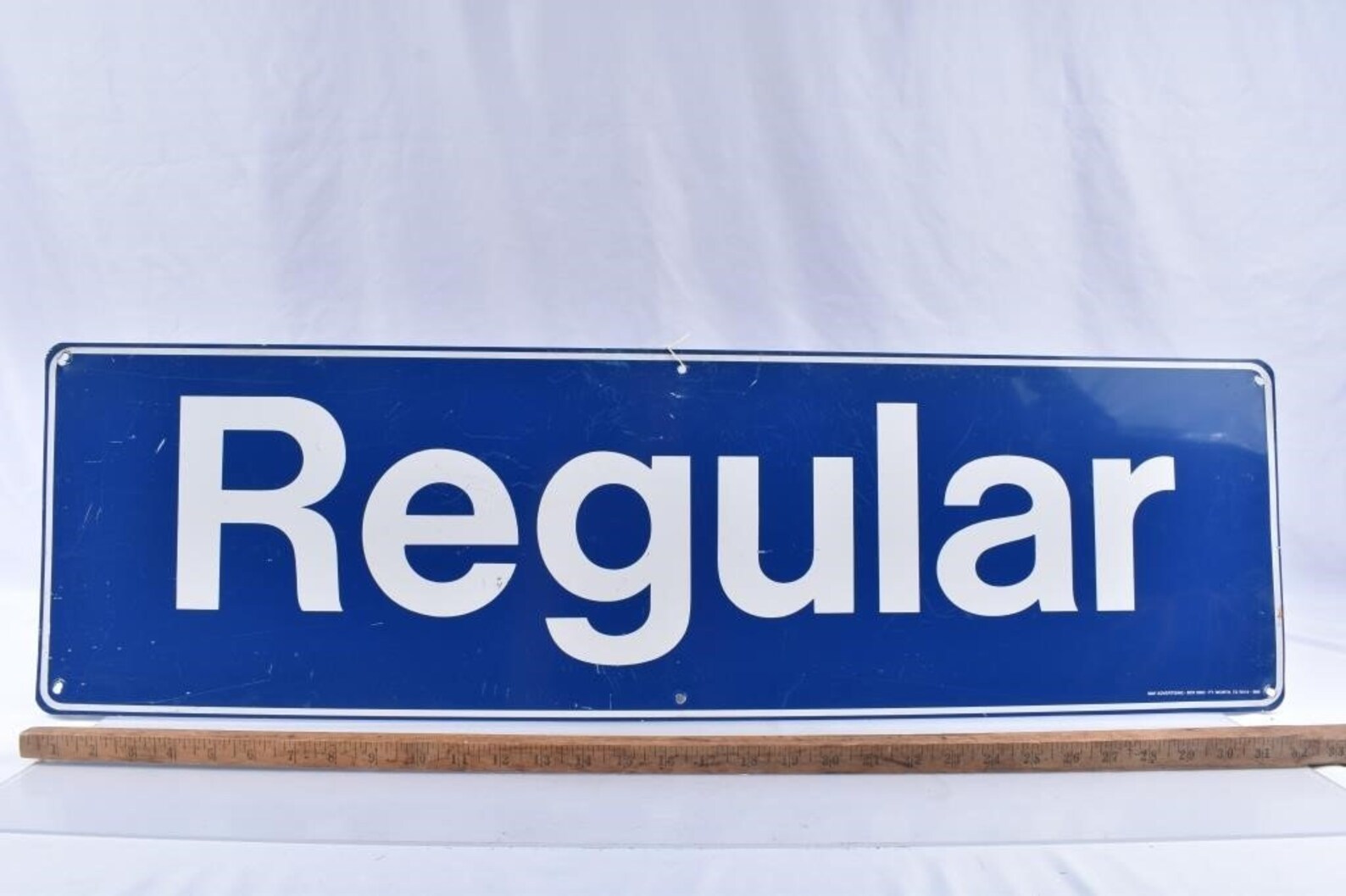 Regular Gasoline 1986 Sign Etsy