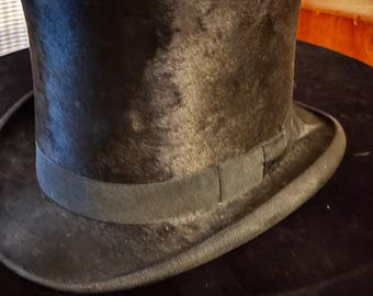 Vintage Tress & Co London Silk Top Hat Eaton - Etsy