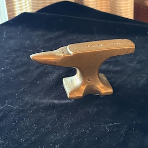Vintage Anvil Paperweight - Etsy