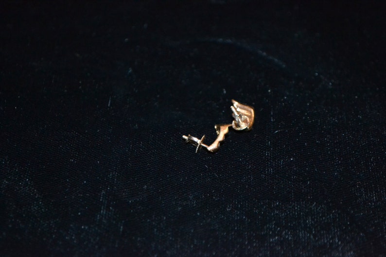 Vintage Diamond and 14 KT Gold Earrings
