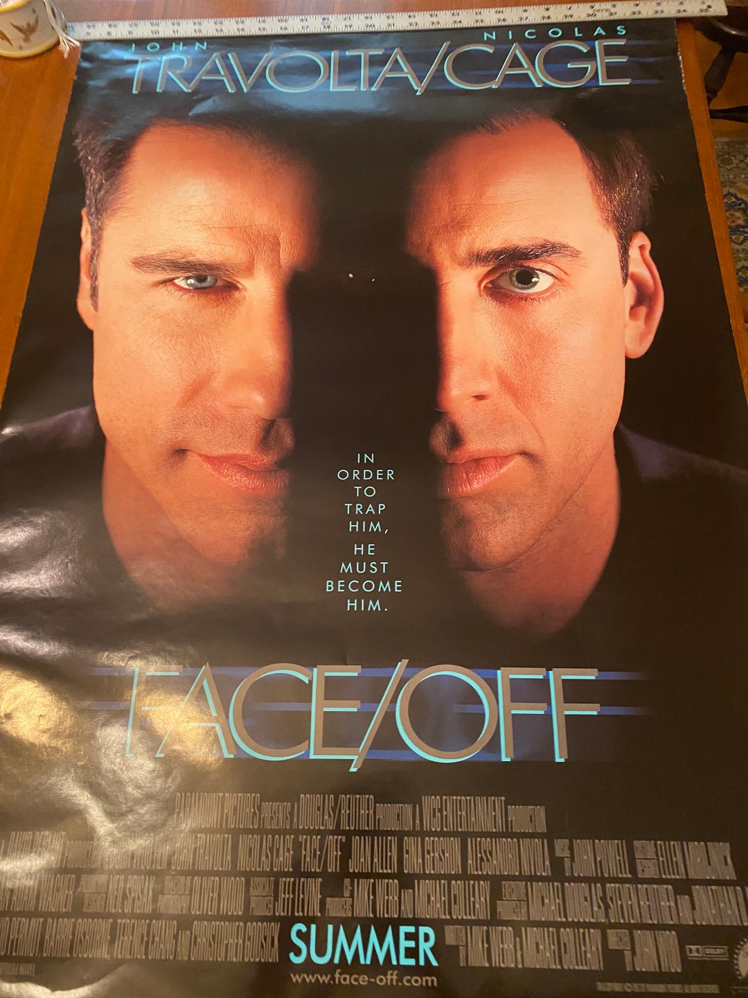 1997 Face off Movie Poster Etsy