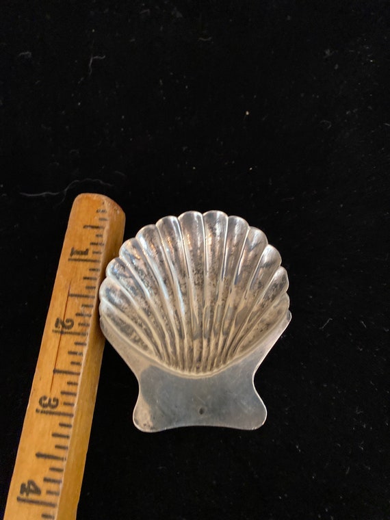 Sterling Scallop Shell Ring Dish - image 4