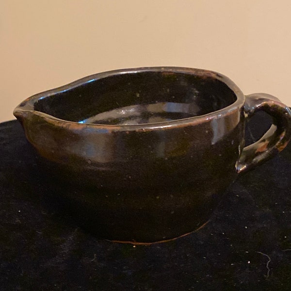 Georgia folk art pottery creamer by Marie Rogers