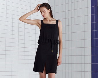 Black summer dress | Little black dress | Black tank dress | Black minimalist dress / women clothing / summer dress / OHMY