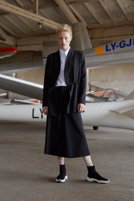 Black Kimono Jacket Black Kimono Black 