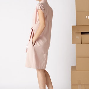 Wrap dress FUTURE / Summer dress / Holiday dress / pink dress / women fashion / feminine dress / OHMY image 2