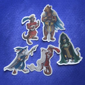 Stickers - Fantasy Animals (water resistant)