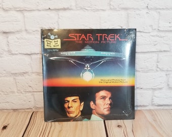 Vintage Star Trek Motion Picture Book and Record Set 33 1/3 RPM Unopened