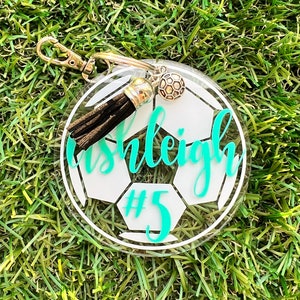 Soccer Bag Tag / Keychain