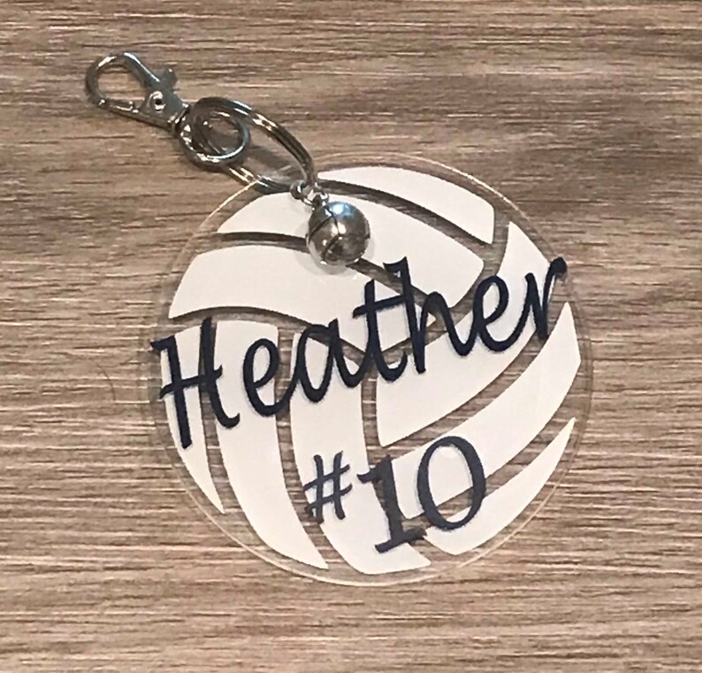 Volleyball Bag Tag / Keychain Etsy