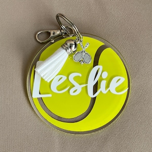 Tennis Bag Tag / Keychain