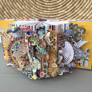 Inspirational Journey of Creativity A Unique Book Sculpture image 1