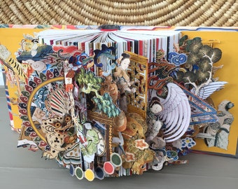 Inspirational Journey of Creativity - A Unique Book Sculpture