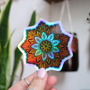 Mandala Adesivo olografico