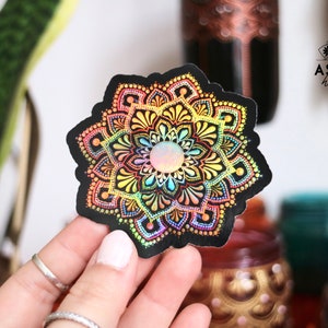 Mandala Holographic Sticker