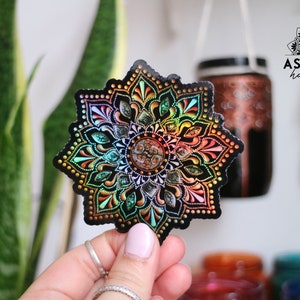 Mandala Holographic Sticker