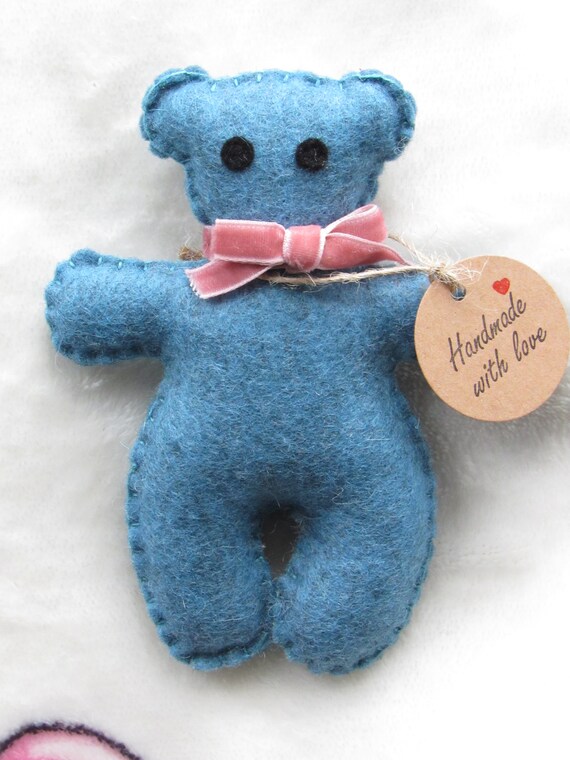 Teddy Bear Pocket Pals Bag Buddy Nursery Decor Good Vibe Gifts