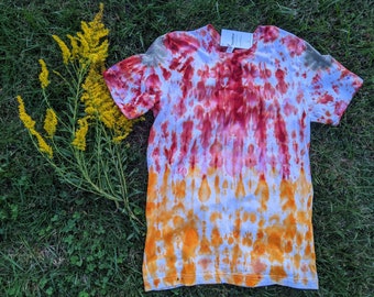 Tie-dye T-Shirt / Short sleeve Bella / 100% Cotton /  Crew Neck / Size Medium