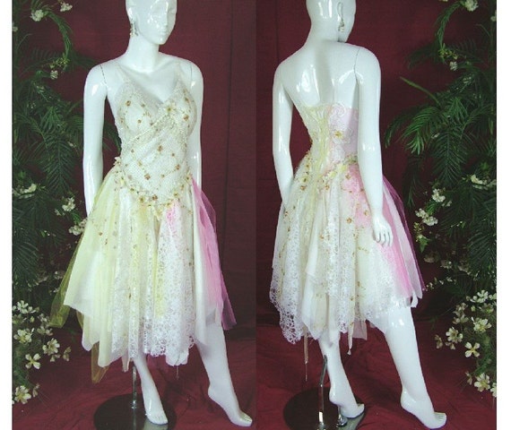 bohemian pastel dress