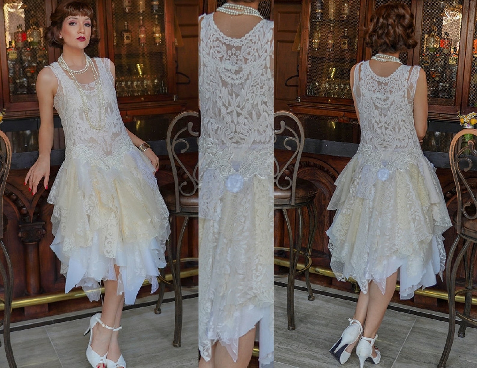 flapper style wedding