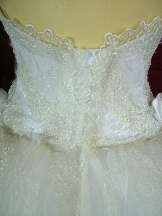 white corset tutu dress