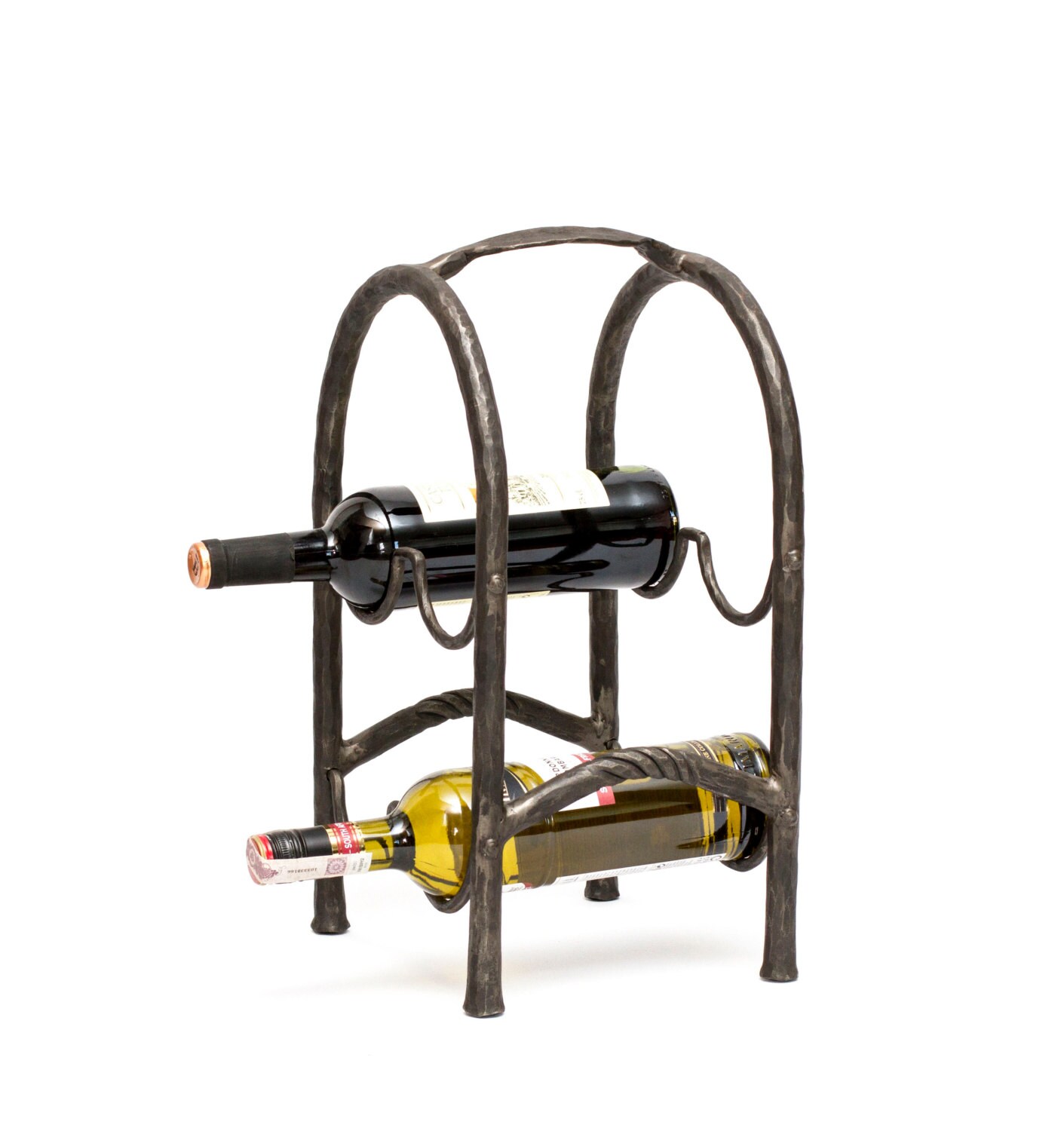 forged wine rack