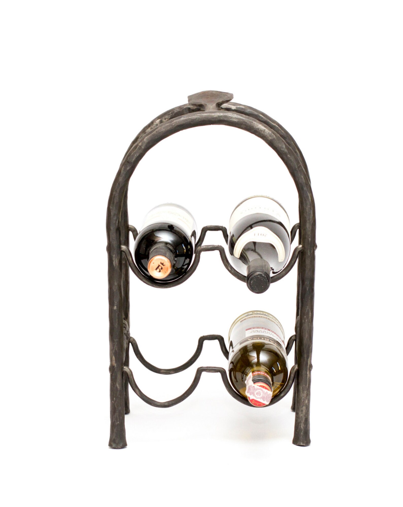 forged wine rack