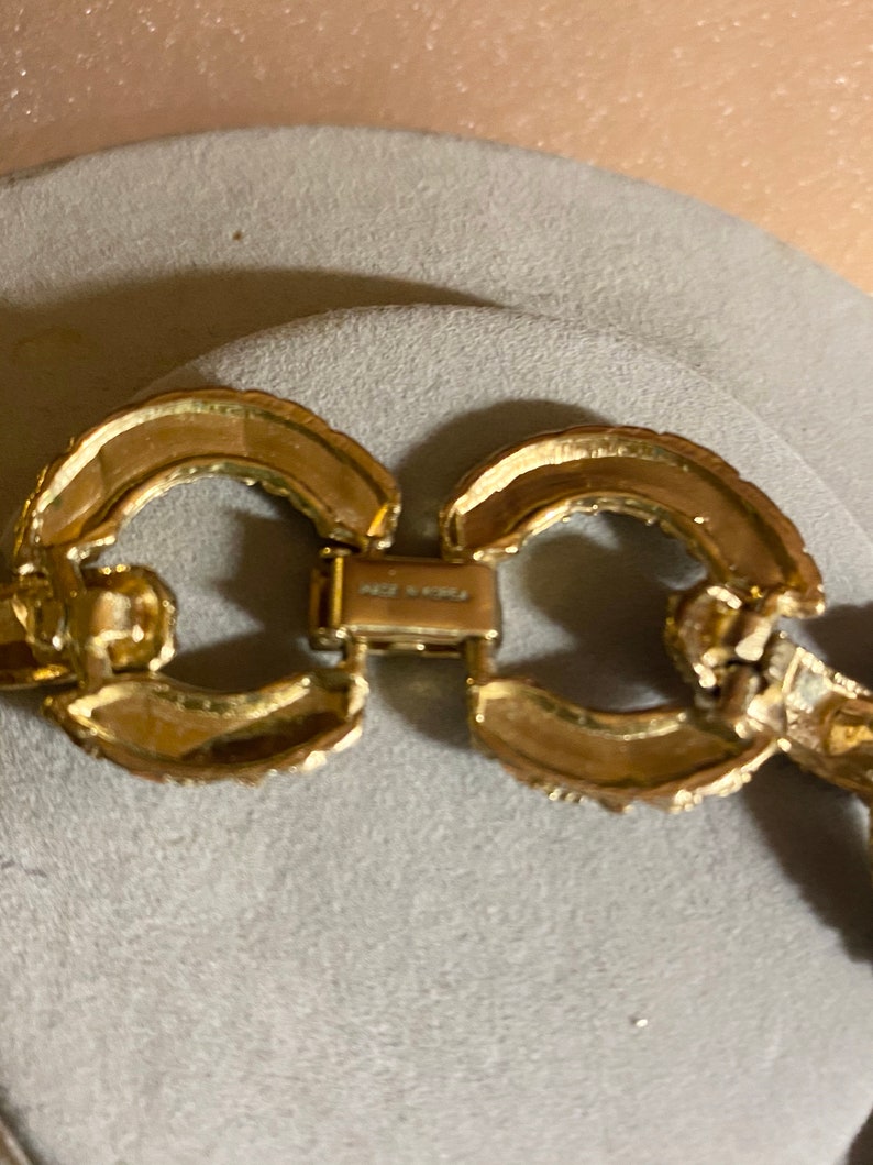 Gold Textured Fashion Necklace