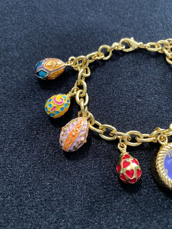 Easter Egg Charm Bracelet Watch By Joan Rivers - image 3