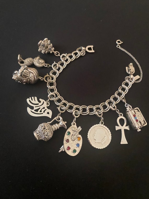 Silver Monet Charm Bracelet - image 3