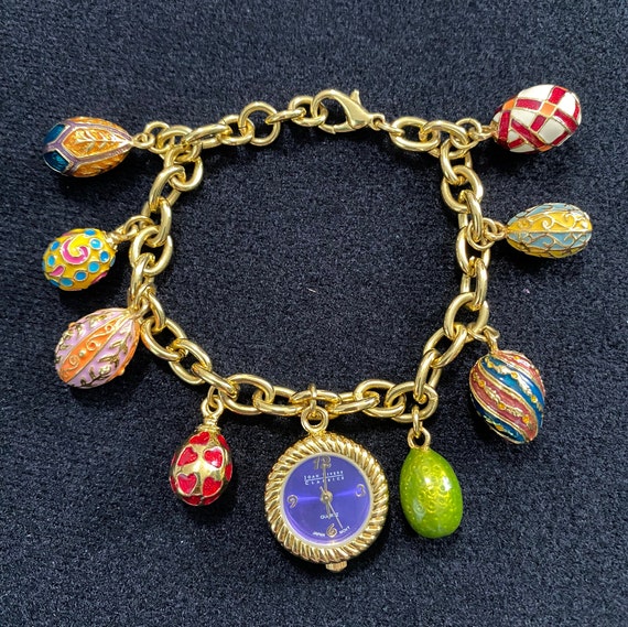 Easter Egg Charm Bracelet Watch By Joan Rivers - image 1