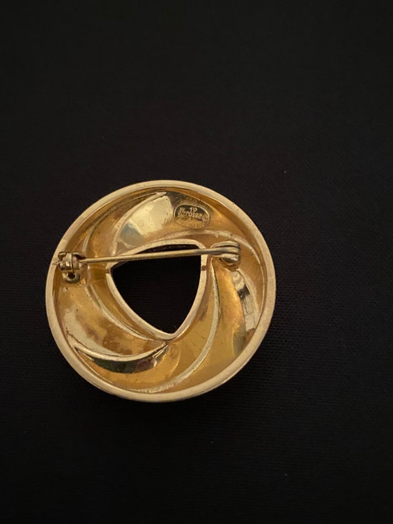 Henkel & Grosse (Dior Designer) 1964 Gold Brooch - image 5