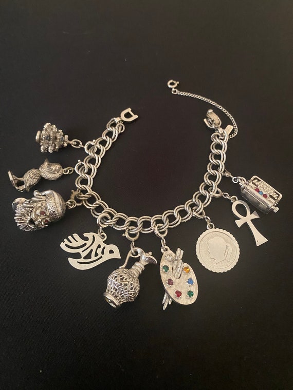 Silver Monet Charm Bracelet - image 4