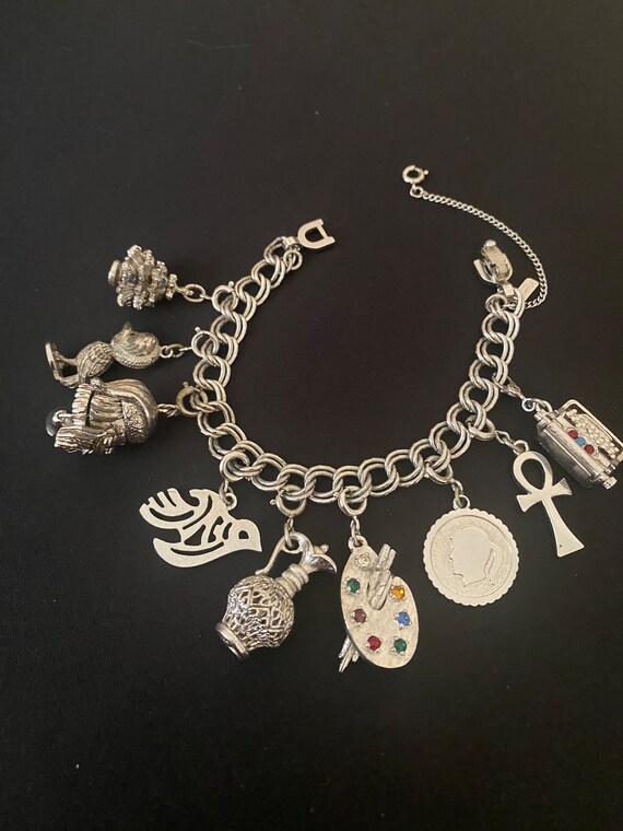 Silver Monet Charm Bracelet - image 2