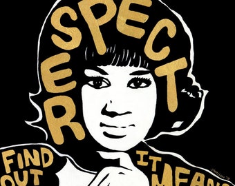 Queen of Soul | Aretha Art Print | Wall Art Prints | Modern Art Prints