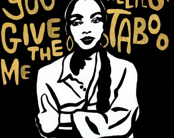 Queen Sade Art Print | Wall Art Prints | Modern Art Prints