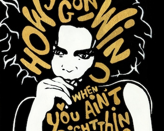 Conscious Queen Art Print | Wall Art Prints | Modern Art Prints