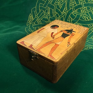 Egyptian tarot box