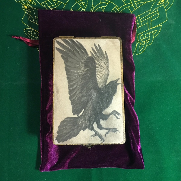 Raven tarot box