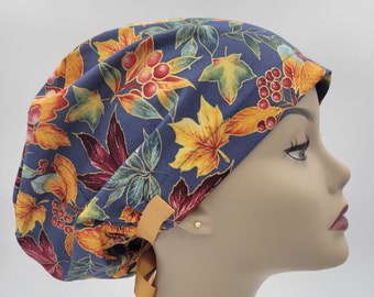 Women's surgical scrub hats, or scrub caps - Golden Fall