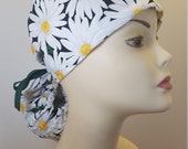 Surgical Cap ponytail stile-Daisy Season -cotton 100