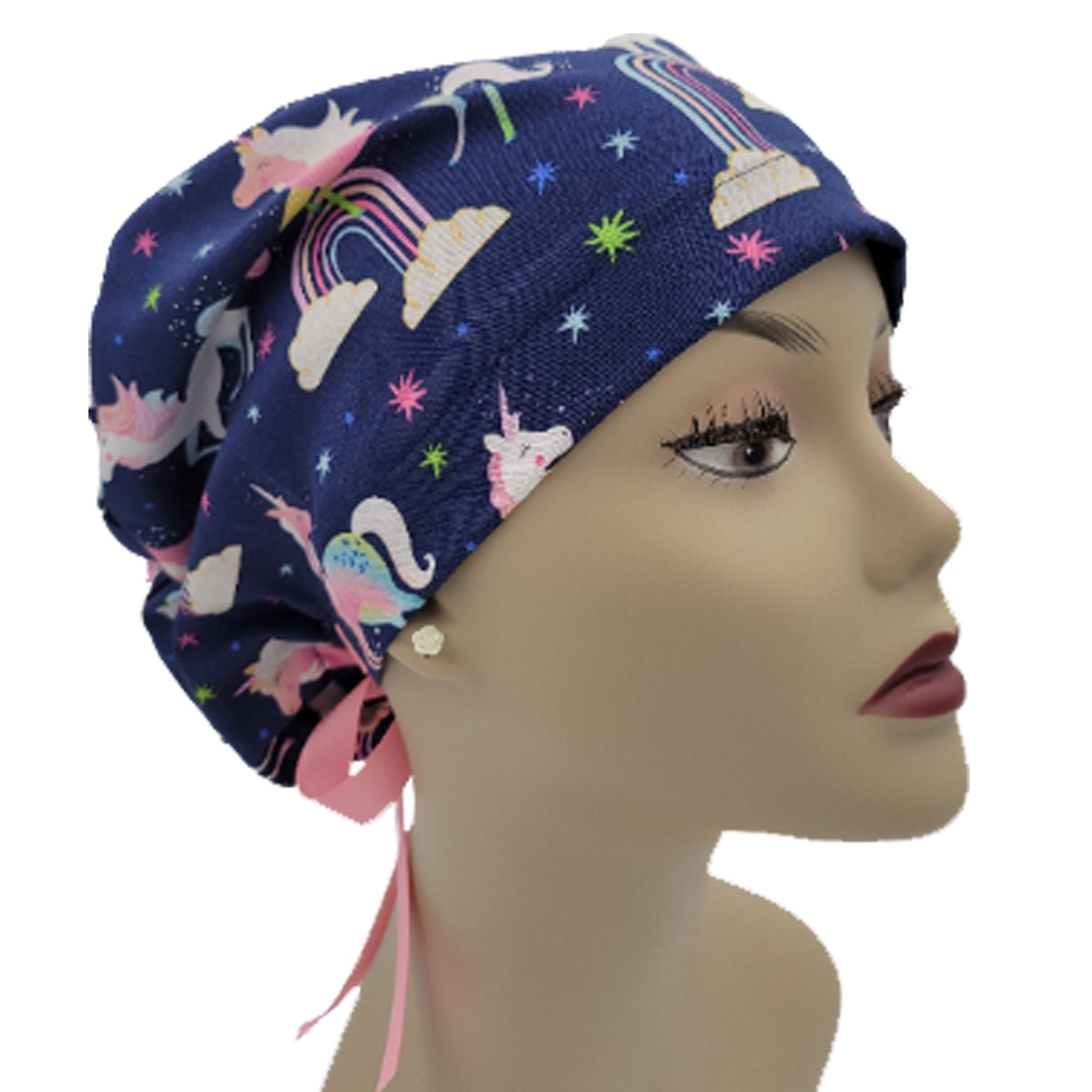 Unicorn Scrub Hat - Etsy display picture 1