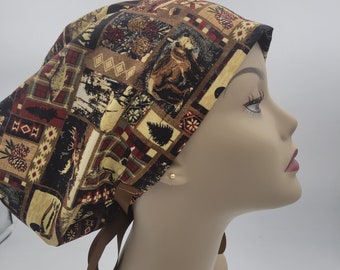 Women's surgical scrub hats, or scrub caps-Hunting Season