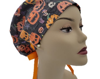 Pumpkin scrub cap Clearance