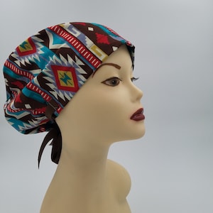 Women&#39;s surgical scrub hats, or scrub caps-Southwestern Tribe