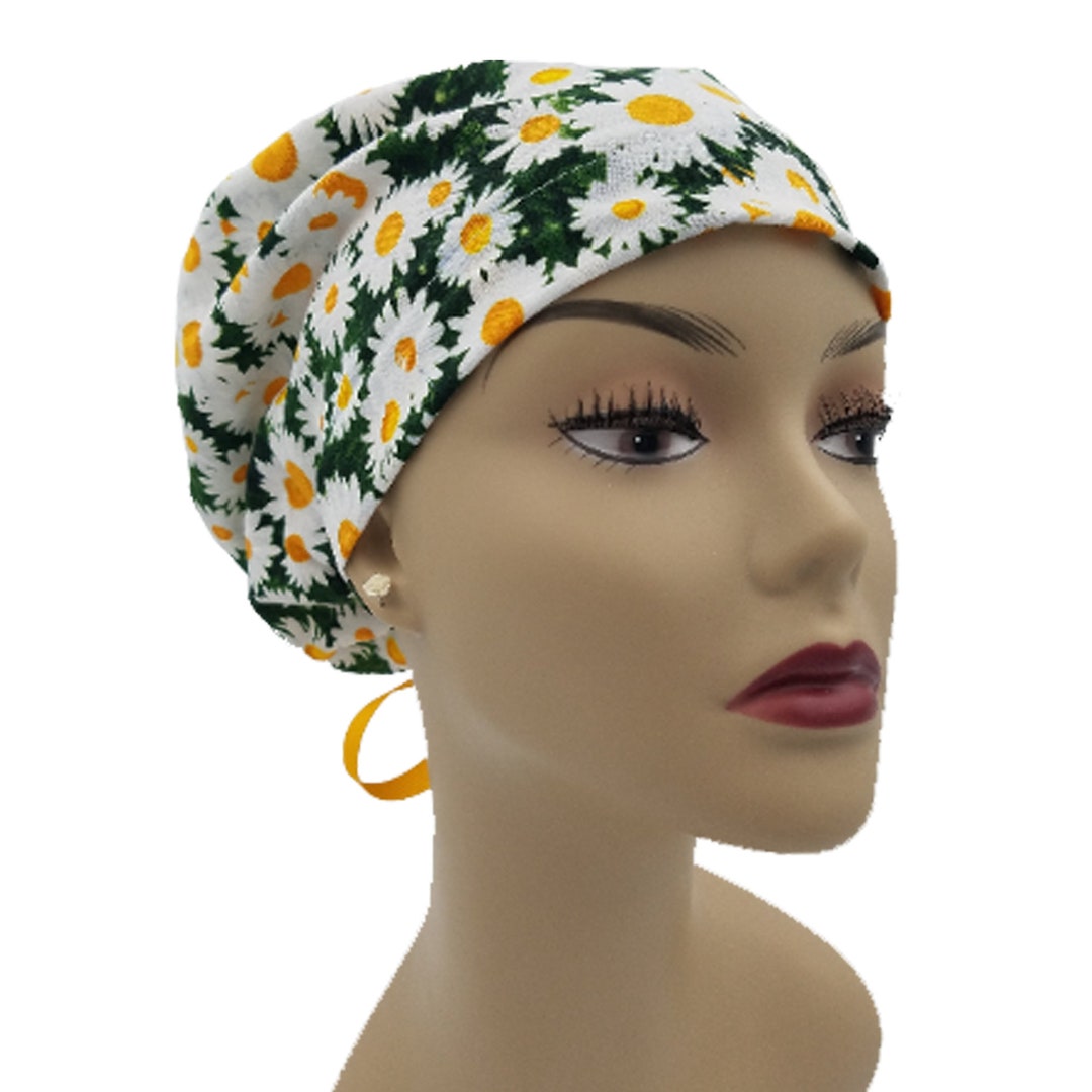 Women's Surgical Scrub Hats or Scrub Caps Daisies Etsy