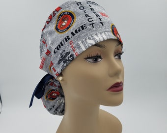 Marines Camo Surgical Scrub Hats 