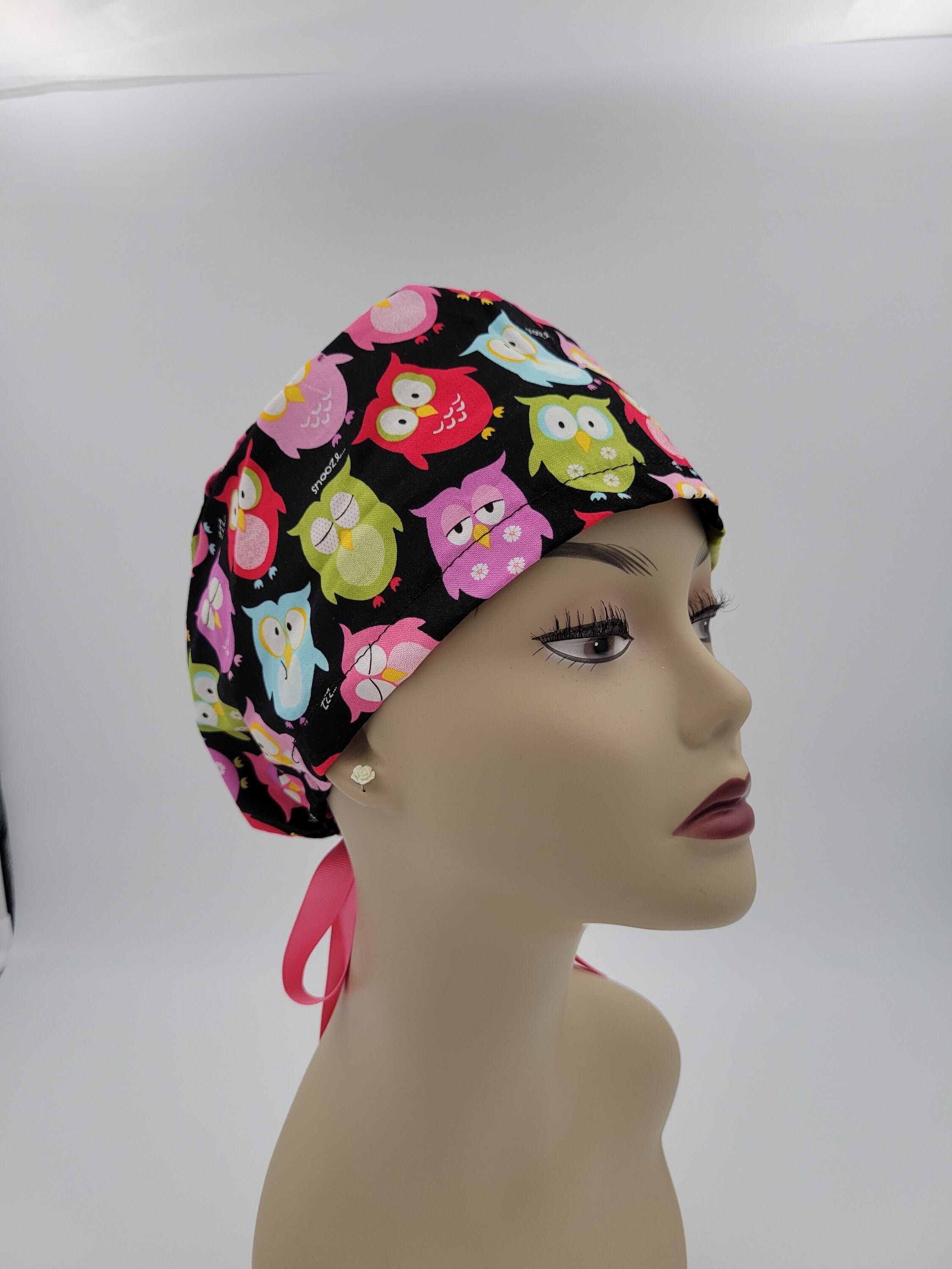Short Hair Scrub Cap Headwear Unisex 
